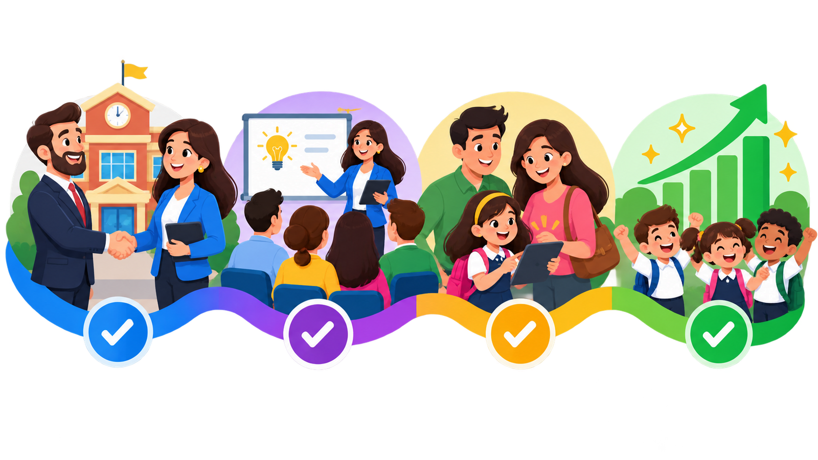 Scholentra implementation illustration